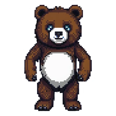 animatronic bear inspired by Five Nights at Freddy's sticker