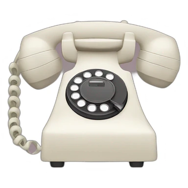 rotary phone sticker