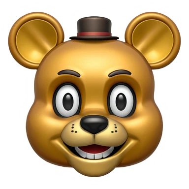 A Freddy Fazbear Symbol  sticker