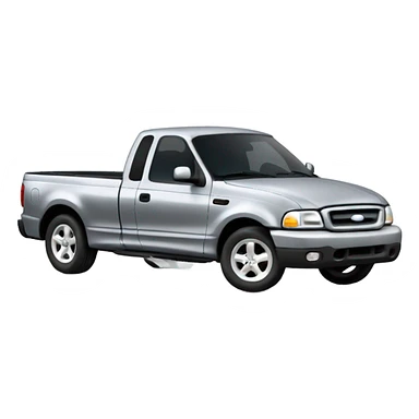 silver 2002 ford lightning sticker