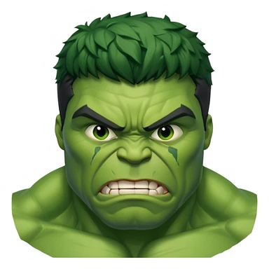 hulk se escondendo do batmam  sticker