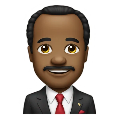 Emojis de Paul biya sticker