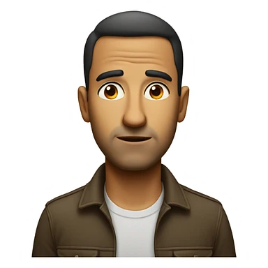 A man doing a side eye sticker