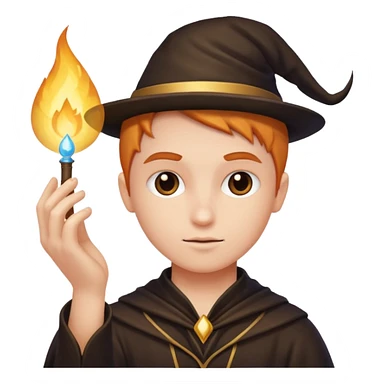 A person doing magic sticker