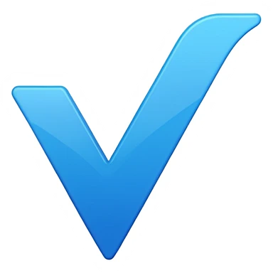 I want 🔵 blue tick like after id name of celebrities sticker