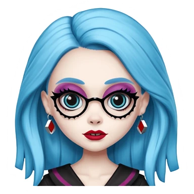 Ghoulia yelps monster high, pal skin sticker