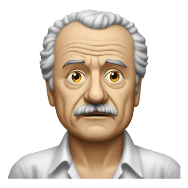 george brassens sad sticker