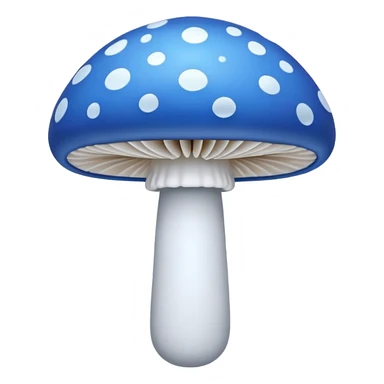 blue magic mushroom  sticker