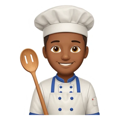 King Hockey player with chef apron sticker