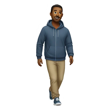 Walking down the street  sticker