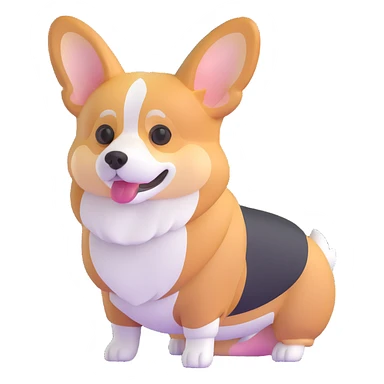 corgi dog sticker
