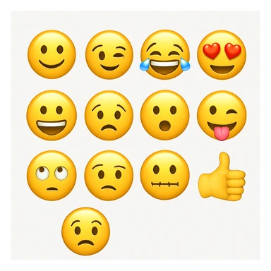 yellow emojis sticker