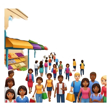 Shopping Market sticker