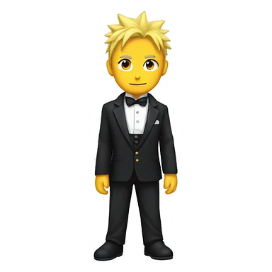 naruto wearing a tux sticker