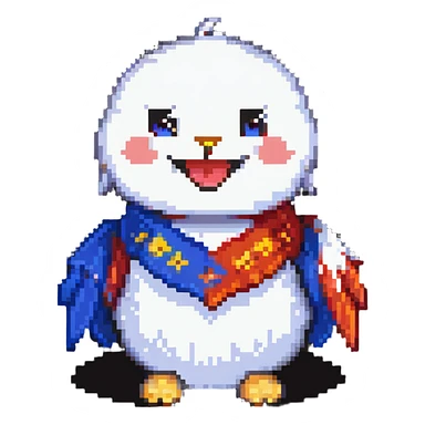 A cool Russian valenok (felt boot) with a happy face and trendy appearance sticker