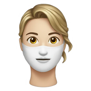 face mask beauty sticker
