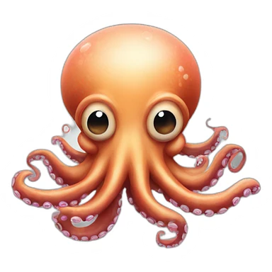 Octopus in smoking sticker