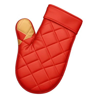 A baking mitten sticker