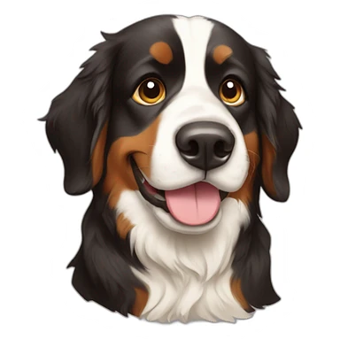 bernese mountain dog and a RV sticker
