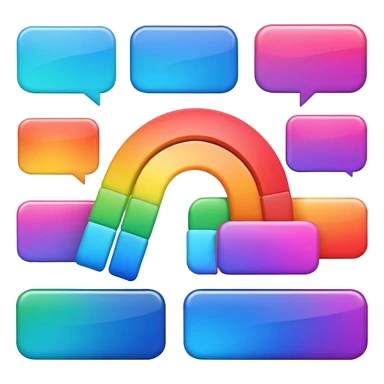 rainbow list of to dos sticker