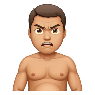 angry pregnant man sticker