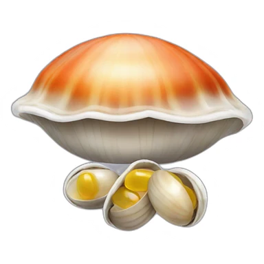 CLAMS eating capsules sticker