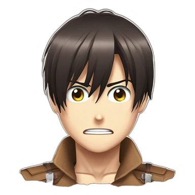 Eren Yeager attack titan sticker
