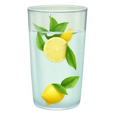 lemon water sticker