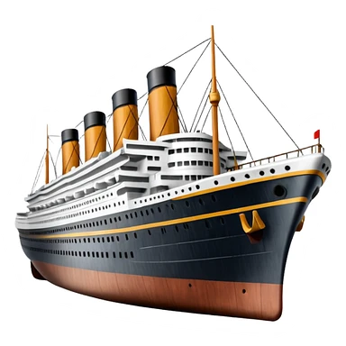 Titanic ship sticker