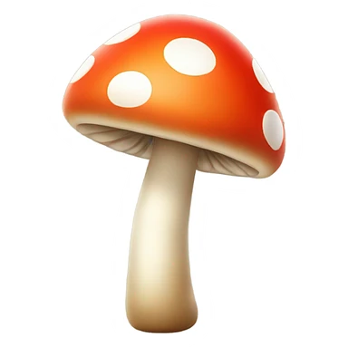 Mushroom smile sticker