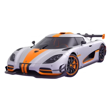 Koenigsegg One:1 hypercar sticker