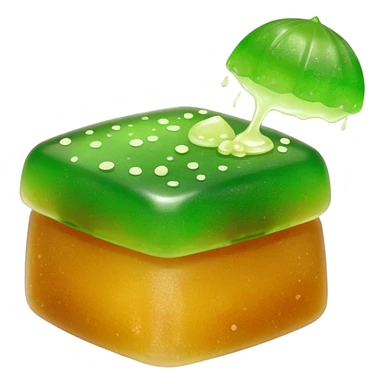 green warabi mochi sticker