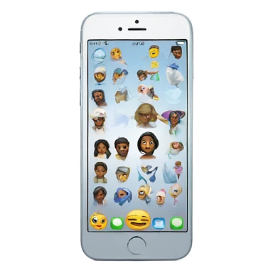 Iphone celeste sticker