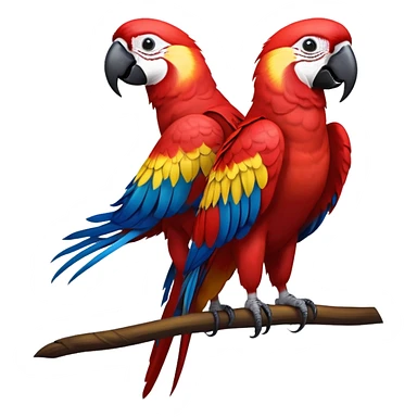 cinematic-macaw-realistic-full-body-standing-emoji,-vibrant-feathers-glowing-with-rich-reds,-blues,-and-yellows,-head-tilted-dramatically,-curved-black-beak-gleaming,-piercing-dark-eyes-exuding-confidence,-simplified-yet-realistic-focused-features,-highly-detailed,-glowing-with-an-almost-sarcastic-glow

 sticker