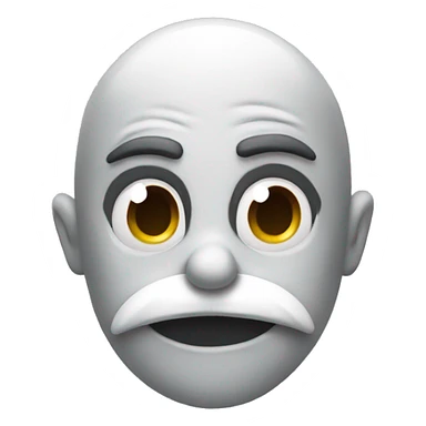 Sonic with mustache sticker