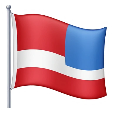 Emoji de drapeau avec les couleurs suivante :  sticker