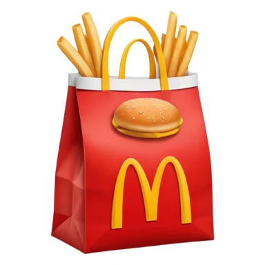 Mcdonald’s bag sticker