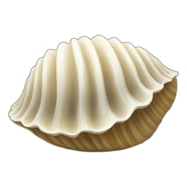 fossile coquillage sticker