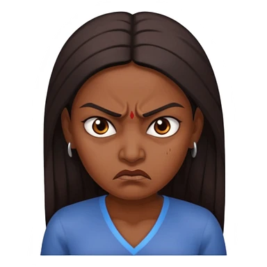 indian angry mom sticker