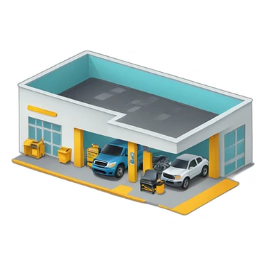 auto repair center sticker