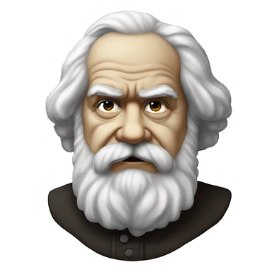 karl marx mind blow sticker