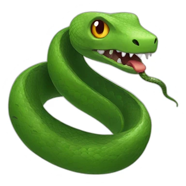 Danger snake sticker