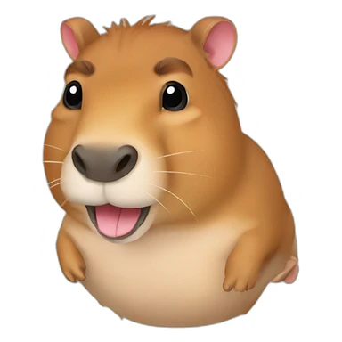 capybara italian pinched fingers sticker