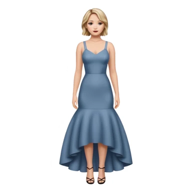 Jennifer Lawrence, full body portrait  sticker