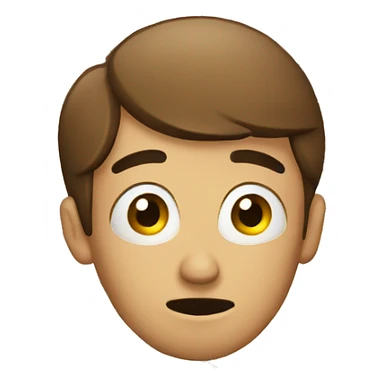 confused person looking at map sticker