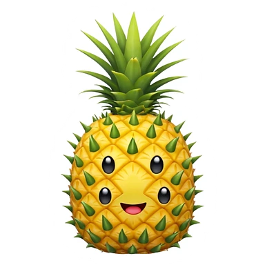 Pineapple silly sticker