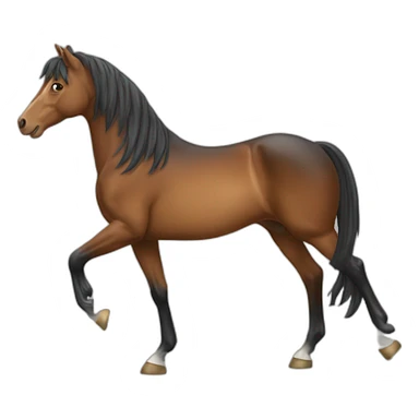 Cheval qui galope sticker