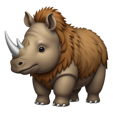 wooly rhinoceros sticker