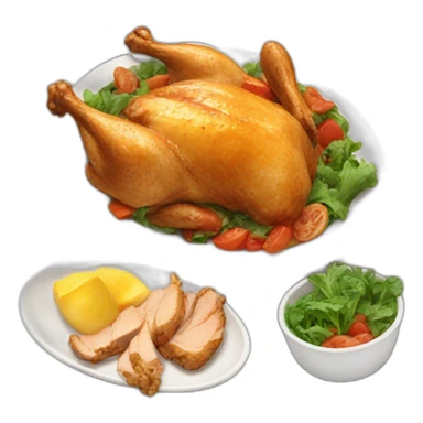 chicken dinner sticker