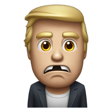 Donald-trump-angry sticker